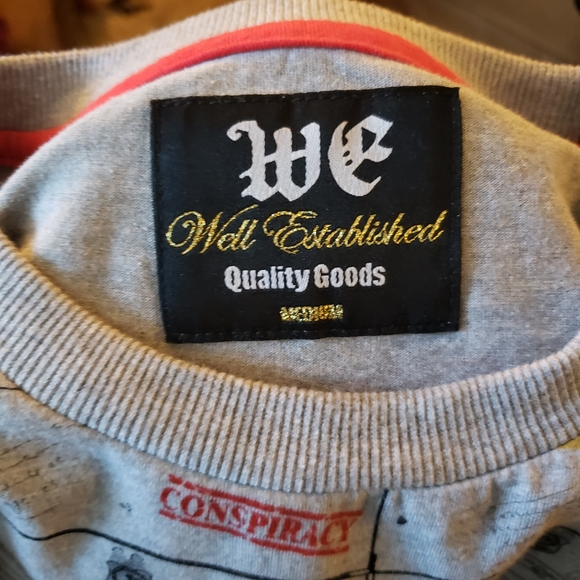 Conspiracy Shirt Tupac MLK Mugshots Lincoln Mens - Picture 5 of 13